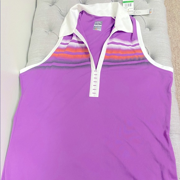 Callaway Sleeveless Collared Golf Shirt - Picture 1 of 5